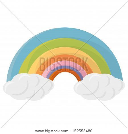 rainbown climate symbol isolated icon vector illustration design