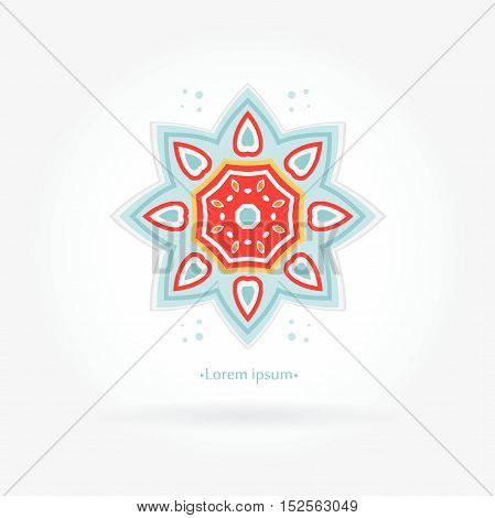 Beautiful circular logos. Simple geometric logos. Company logo, mark, emblem, element. Simple geometric logo. Mandala logo. Icons, business, invitations. Vintage. Islam, Arabic, Indian, ottoman.