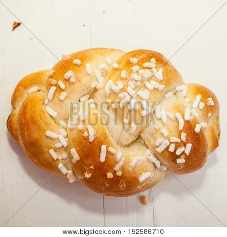 Typical Italian Pastry Isolated On White Background.