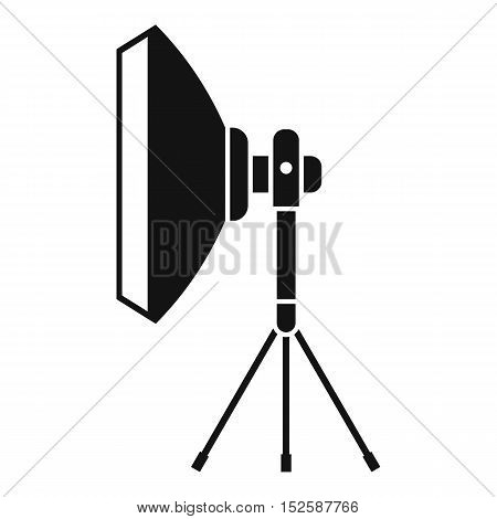 Studio lighting equipment icon. Simple illustration of studio lighting equipment vector icon for web