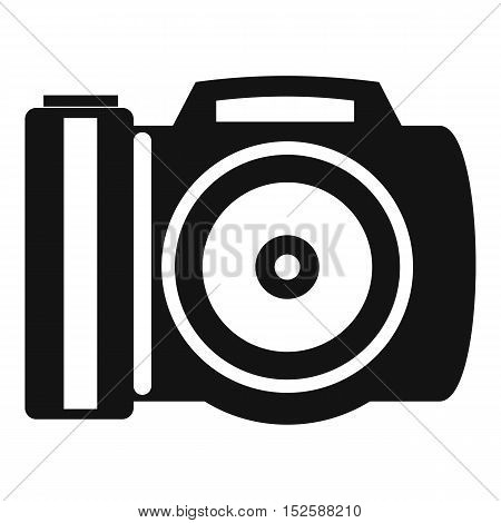 Camera icon. Simple illustration of camera vector icon for web