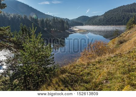 Panorama of Golyam Beglik Reservoir, Pazardzhik Region, Bulgaria