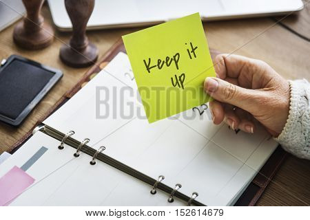 Keep It Simple Smiling Concept
