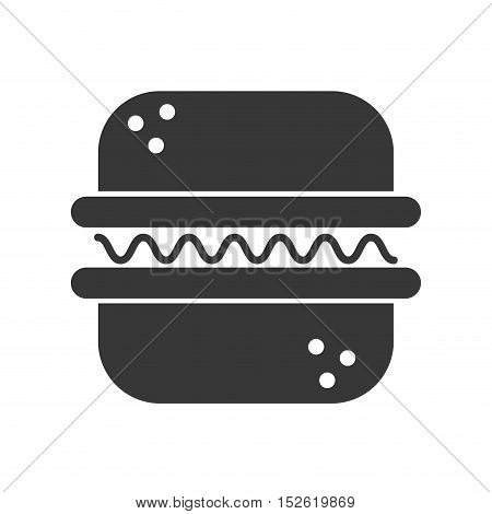 delicious burger isolated icon vector illustration design
