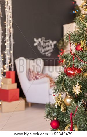 Christmas Tree And Gifts