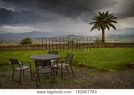 Italy, Tuscany, Pisa, Casaglia (montecatini Val Di Cecina)