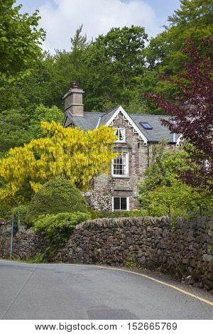 Cumbrian house, Grasmere, The Lake District, Cumbria, England