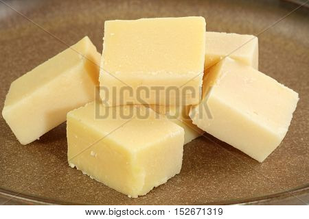 asian confectionery pieces of fresh home made creamy barfi