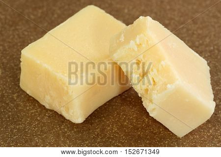 asian confectionery two pieces of plain barfi