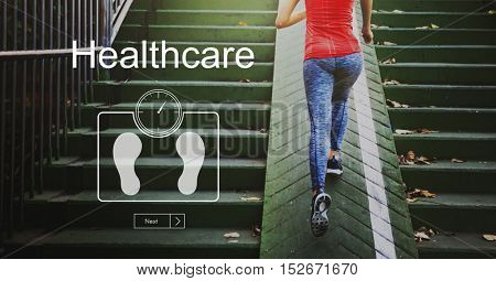 Weight Control BMI Wellbeing Lifestyle Concept