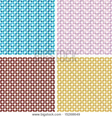 illustrati degli anni settanta in stile carta da parati con un design quadrato ripetizione sovrapposto senza soluzione di continuità