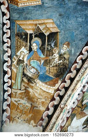 Old Fresco And Painting
