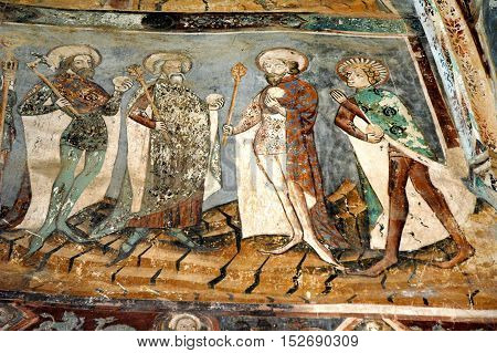 Old Fresco And Painting