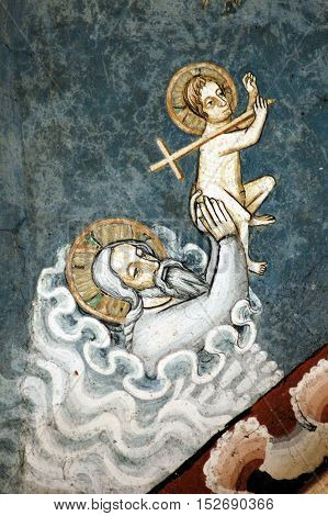 Old Fresco And Painting