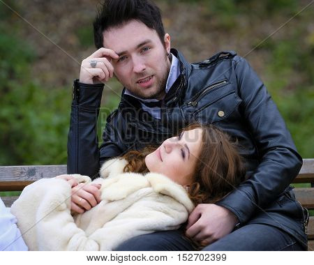 New married couple portrait