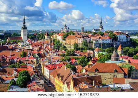 Medieval Old Town Of Tallinn, Estonia