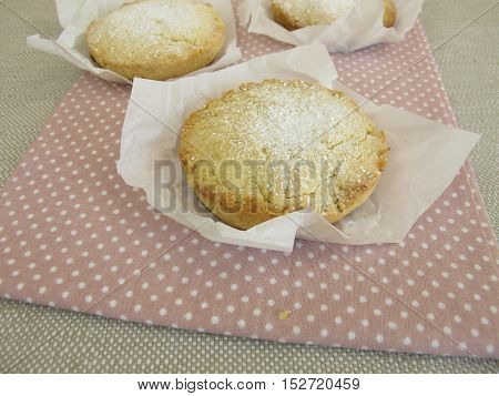 Polvorones, homemade spanish shortbread in paper wrapper