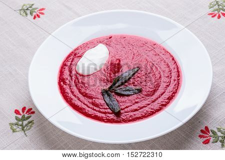 Beetroot Cream Soup
