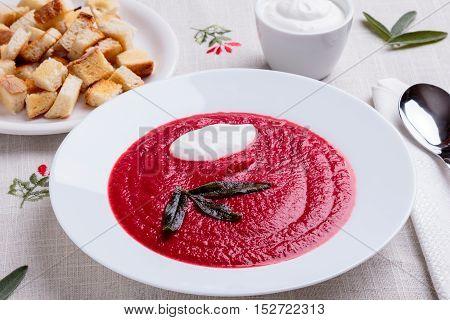 Beetroot Cream Soup