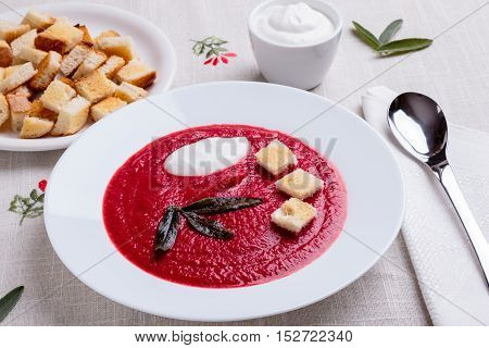 Beetroot Cream Soup