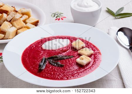 Beetroot Cream Soup
