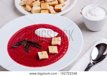 Beetroot Cream Soup
