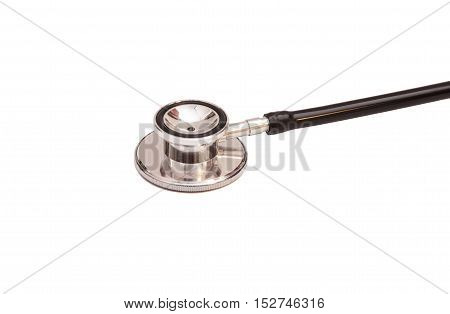 Doctor's stethoscope isolated on a white background
