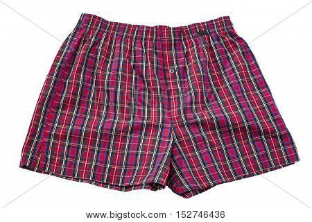 Male undershorts isolated on a white background
