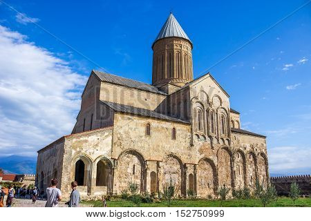 Panorama View Of Alaverdi Monastery - Georgian Eastern Orthodox Monastery In Kakhetia Region In East