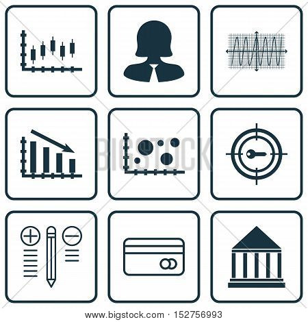 Set Of 9 Universal Editable Icons For Education, Human Resources And Project Management Topics. Incl