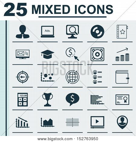 Set Of 25 Universal Editable Icons For Human Resources, Project Management And Hr Topics. Includes I
