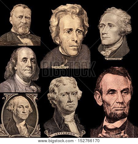 Portrait Presidents Of The United States of America