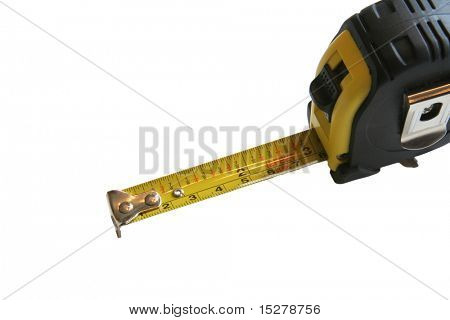 Ruban à mesurer, isolé