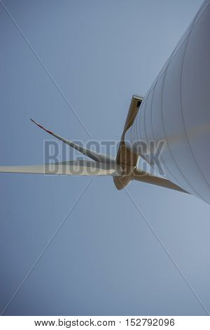 Windturbine At Sunny Day