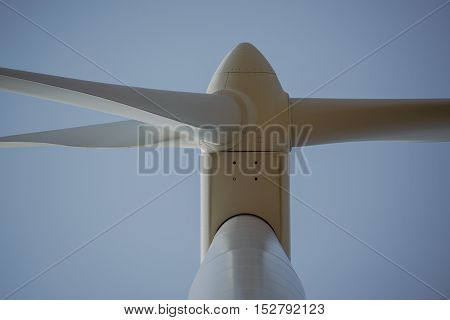 Windturbine At Sunny Day