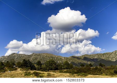 Campotosto lake and Monti della Laga - Aquila Italy