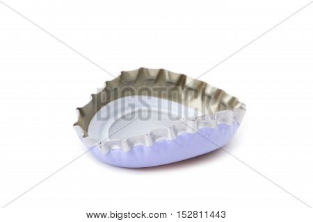 bottle cap isolated on white background with soft shadow
