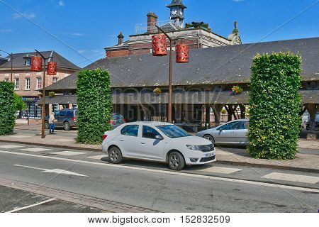 Buchy France - june 23 2016 : the city center