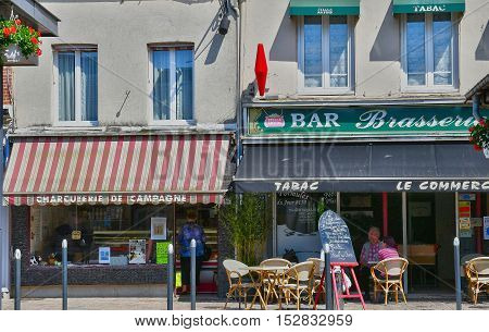 Buchy France - june 23 2016 : the city center