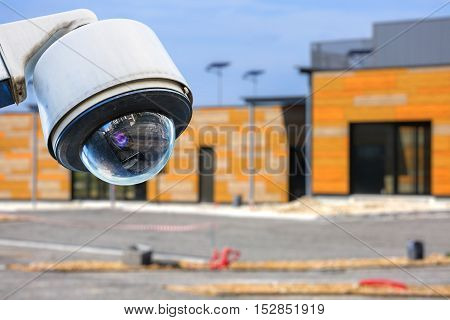Cctv Camera Construction Site
