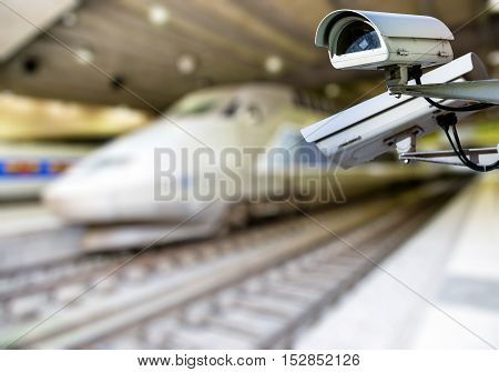 Cctv Camera In Railway Station