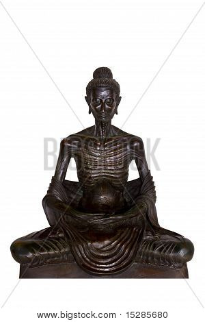Atitude de Buda, subjugando-se a imagem