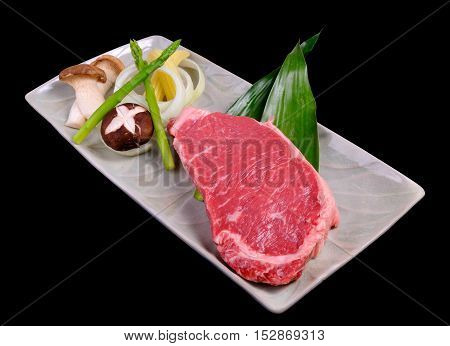 Japanese Red Beef For Teppanyaki Set