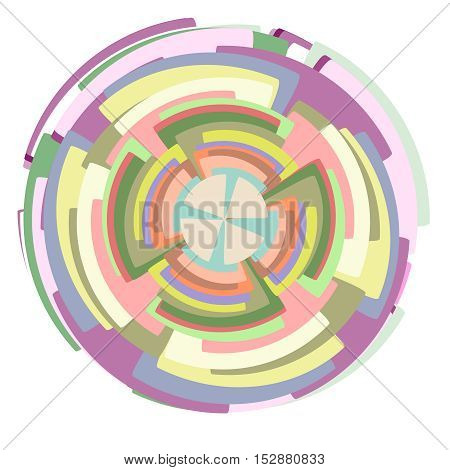 Circle set. Vector illustration Corporate, Media, Technology styles vector logo design template. transparent