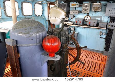 Room Of War Ship Control