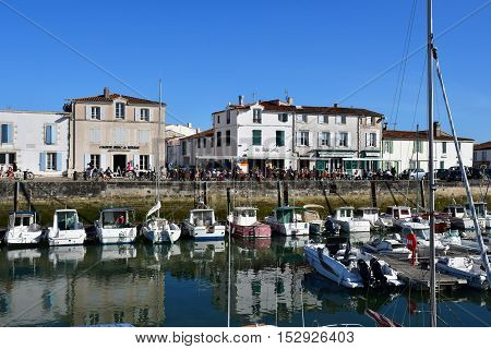 La Flotte France - september 25 2016 : the picturesque port