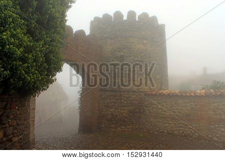 Tower and gate of Sighnaghi fortress Sighnaghi, Kakheti region, Georgia
