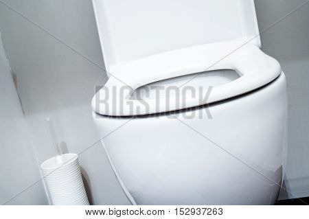 Toilet In A Modern Bathroom