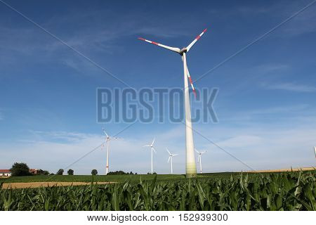 Alternative Energy / Wind turbines in a field
