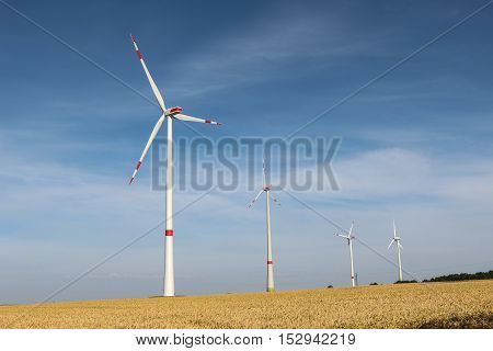 Alternative Energy / Wind turbines in a field